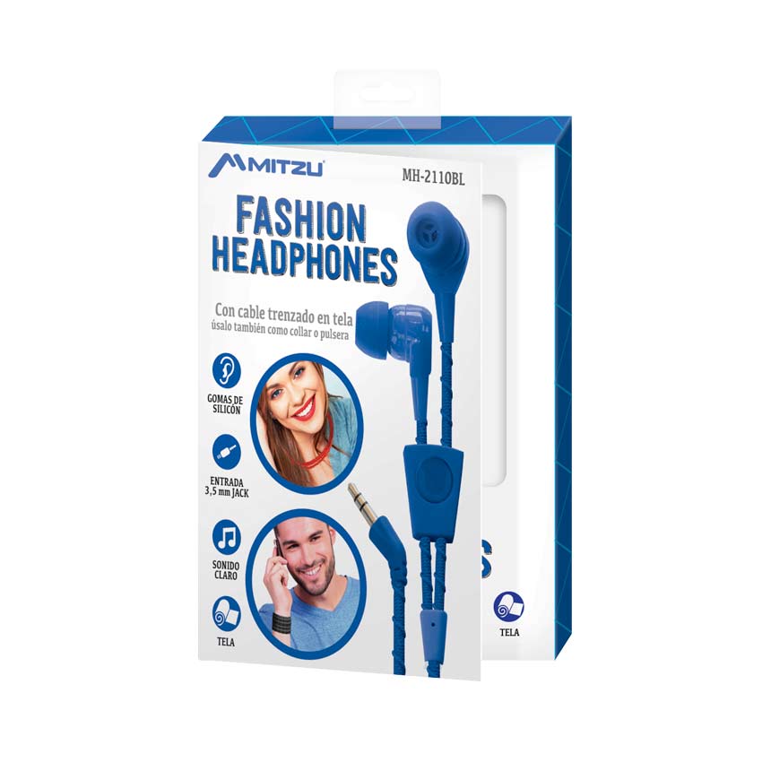 Mitzu AudÍfono mitzu® cable tipo tela