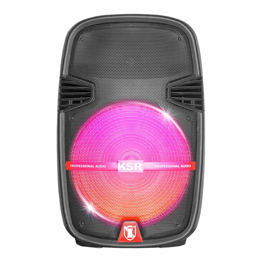 Mitzu - Bafle kaiser 15” de 26,500 w pmpo con ksr- link y micrÓfono  alÁmbrico