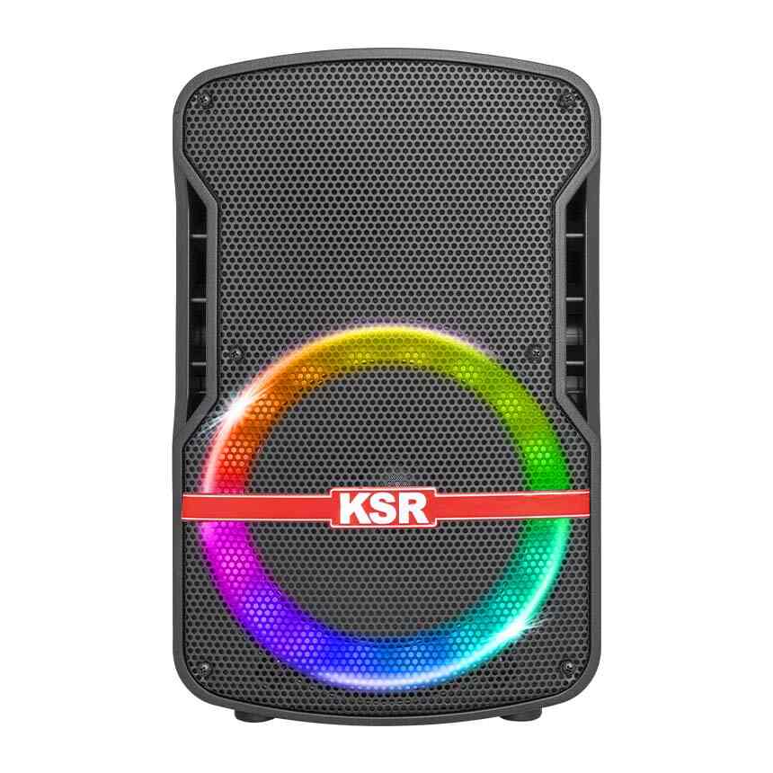Mitzu - Bafle kaiser 8” de 5,000 w pmpo con ksr- link y micrÓfono alÁmbrico