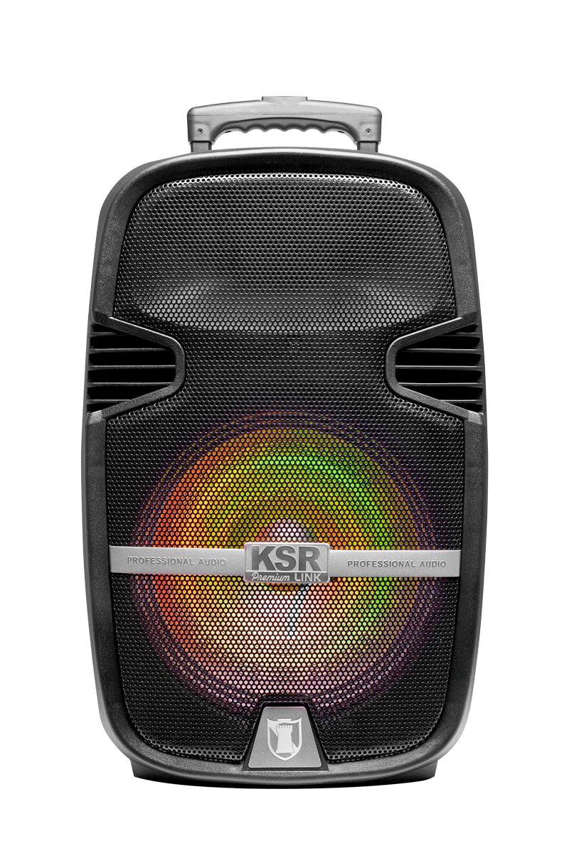 Mitzu - Bafle kaiser 12” de 18,000 w pmpo con ksr- link y micrÓfono  alÁmbrico